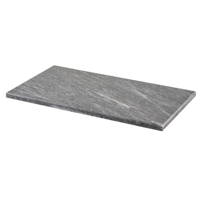 GenWare Dark Grey Marble Platter 32 x 18cm GN 1/3