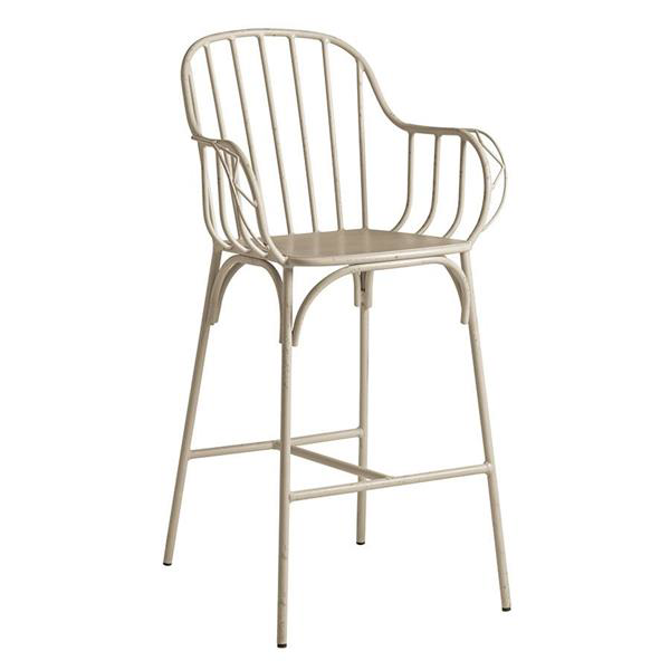 Denver Bar Stool Retro White