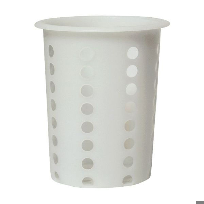 Genware Cutlery Cylinder White 10cm