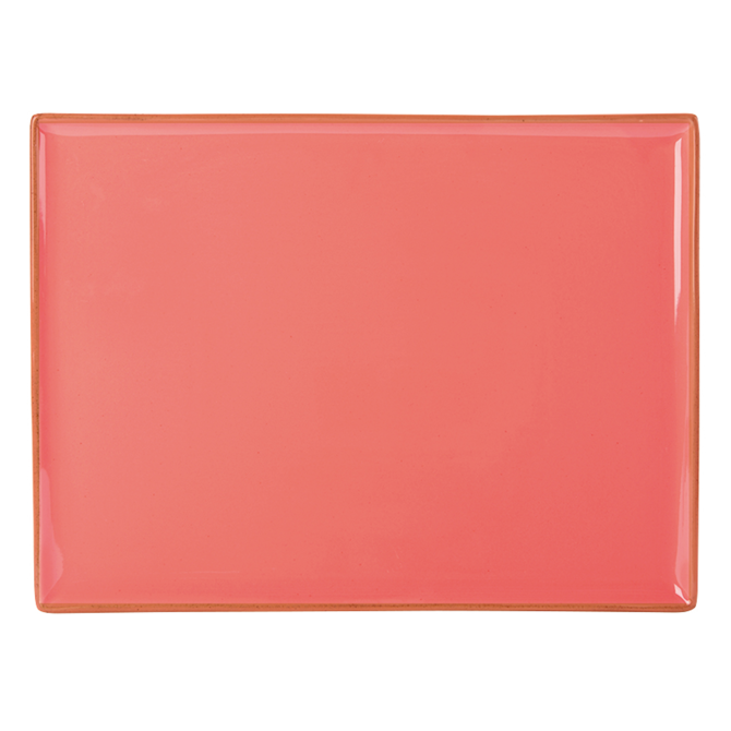 Seasons Coral Rectangular Platter 27 x 21cm