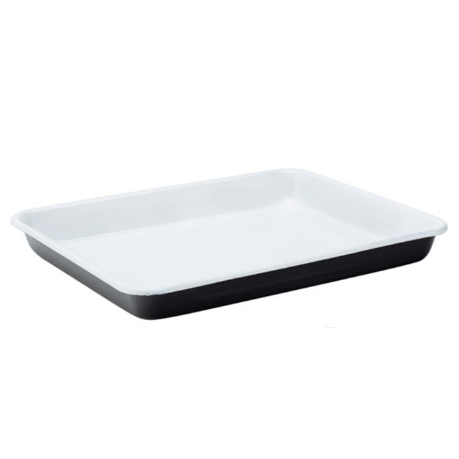 Eagle Enamel Black Serving Tray 11inch / 28cm