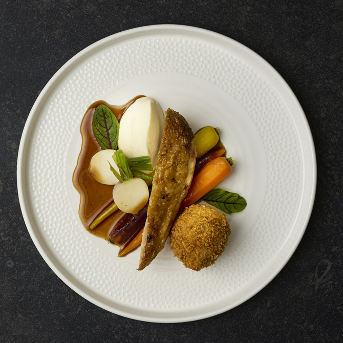 Isla White Walled Plate 8.25inch / 21cm