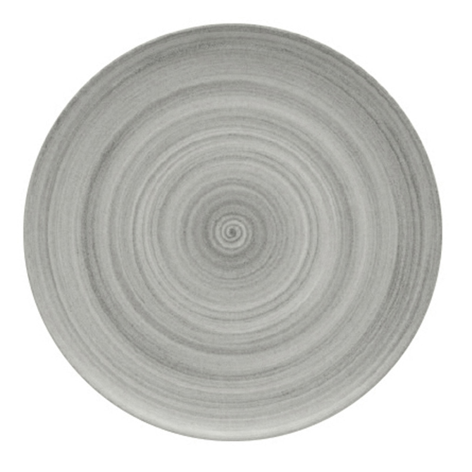 Modern Rustic Coupe Plate Grey 15cm