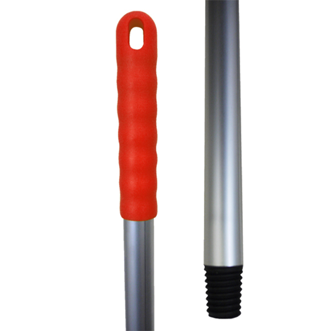 Colour Coded Red Aluminium Mop/Broom Handle