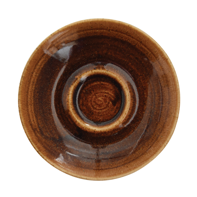 Churchill Monochrome Vintage Copper Saucers 4.5inch / 11.8cm