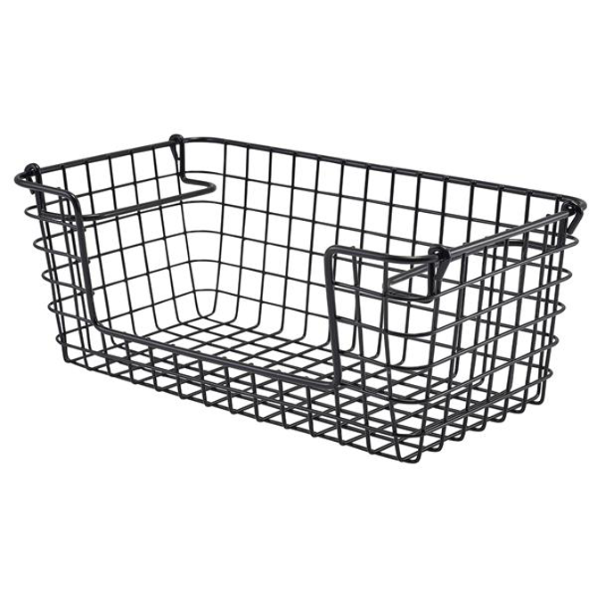 GenWare Black Wire Open Sided Display Basket GN1/3
