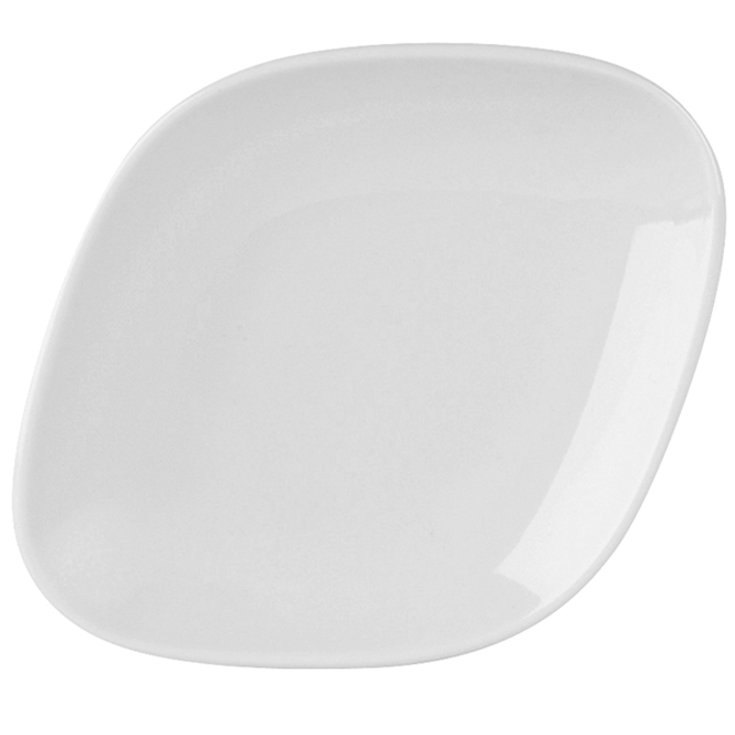 Porland Perspective Diamond Dinner Plate 26.5 x 26.5cm