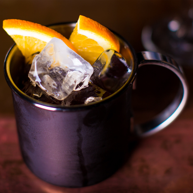 Gun Metal Black Cocktail Mug 17.5oz / 500ml