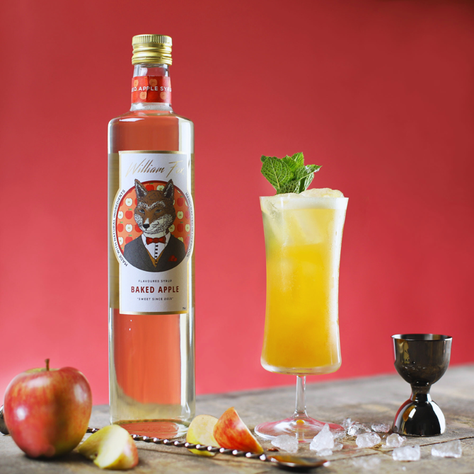 William Fox Premium Baked Apple Syrup 75cl