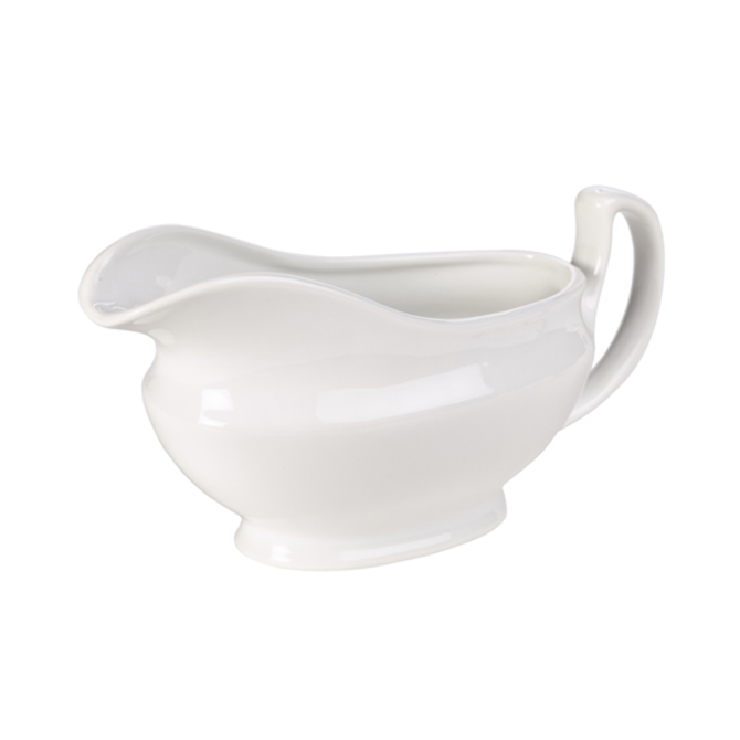 Genware Porcelain Sauce Boat 14oz/400ml