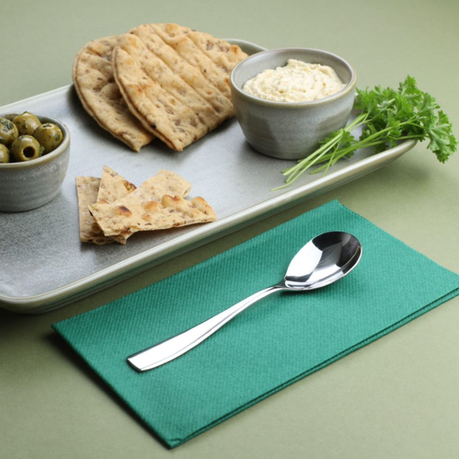 Genware Square Cutlery 18/0 Tea Spoons