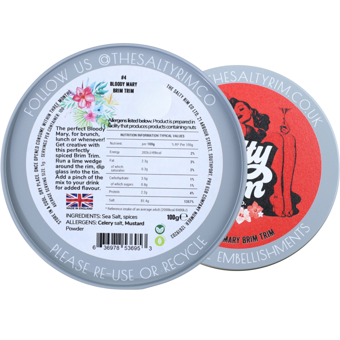 Bloody Mary Brim Trim 100g