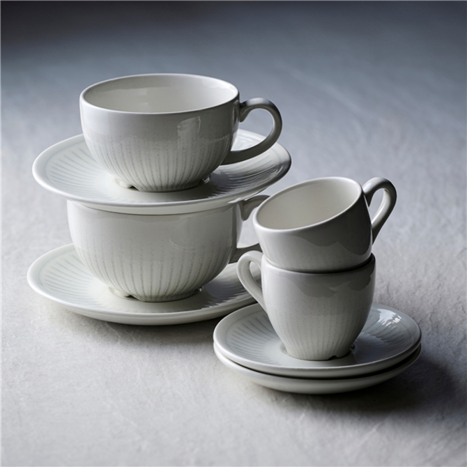 Churchill Era Grey Cappuccino Saucer 6.25inch / 15.8cm