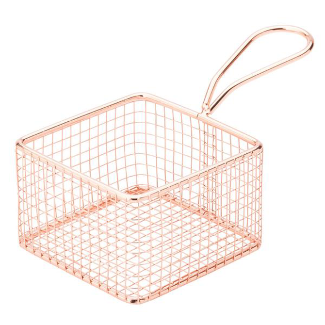 Copper Square Service Basket 3.75inch / 9.5cm