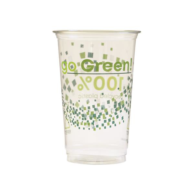 Recyclable PET Printed Tumbler Pint to Brim 20oz / 568ml