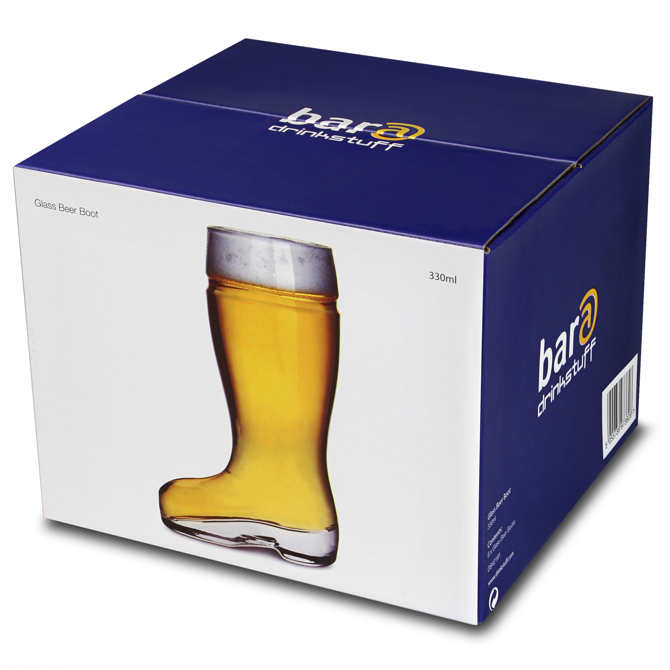 Glass Beer Boot 11.6oz / 330ml