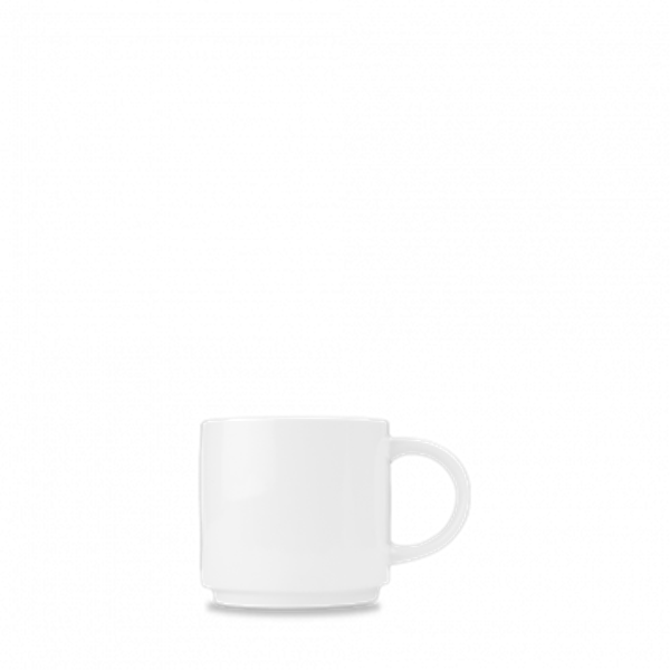 White Stacking Breakfast Cup 10oz