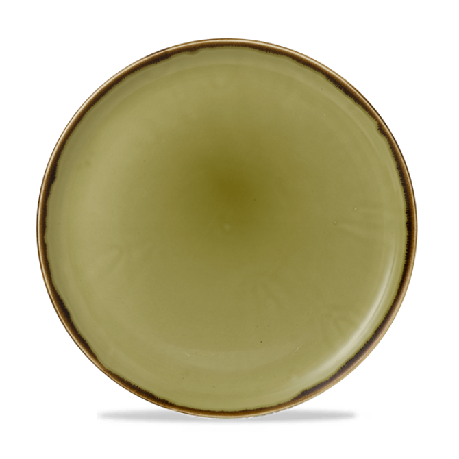 Harvest Green Coupe Plate 12.75inch