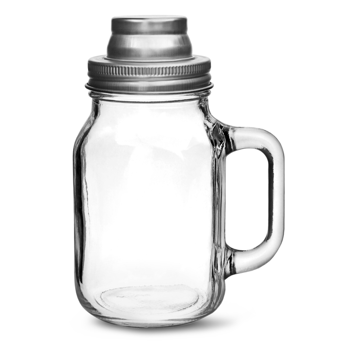 Mason Drinking Jar Cocktail Shaker 20oz