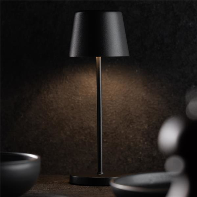 Bermuda Micro LED Cordless Lamp 21cm - Black