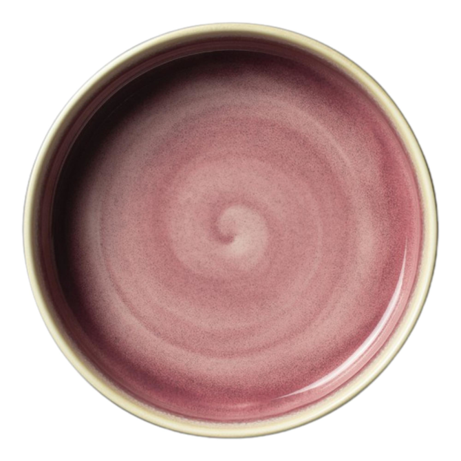 Aurora Vesuvius Rose Quartz Tray Round Plate 20.25cm / 8inch