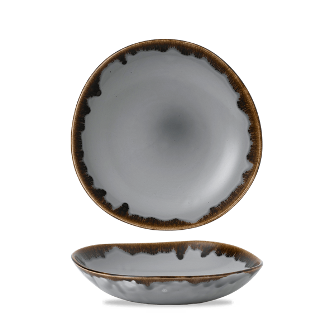 Harvest Grey Organic Round Bowl 9.875inch