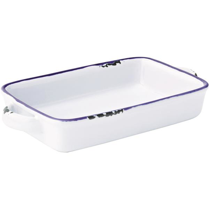 Avebury Blue Small Rectangular Dish 6.75inch / 17.5cm
