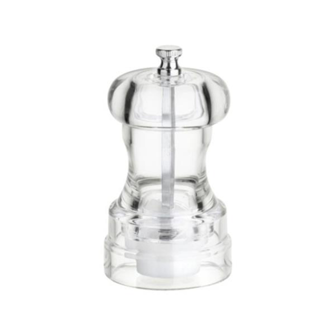 Clear Acrylic Salt/Pepper Grinder 4inch / 10cm