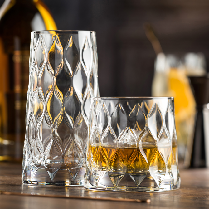 Leafy Long Drink Glasses 12.25oz / 340ml