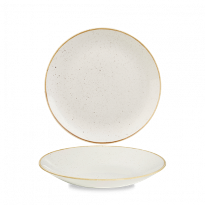 Stonecast Barley White Deep Coupe Plate 8.66inch