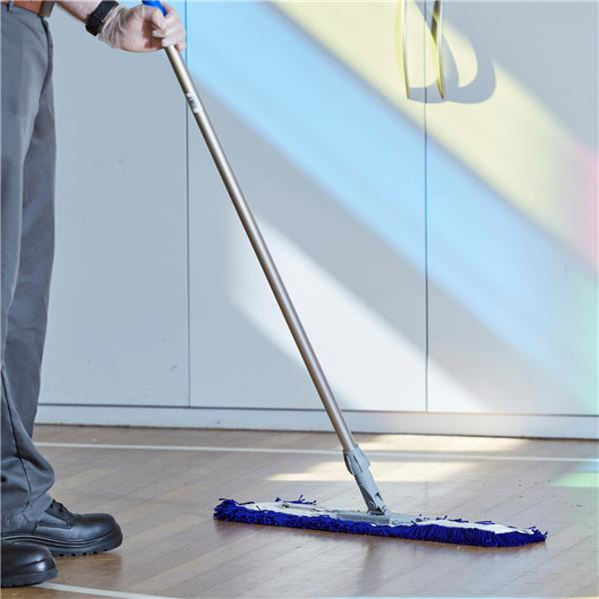Complete Sweeper Mop Kit with Handle & Blue Sweeper Head 23.5inch / 60cm