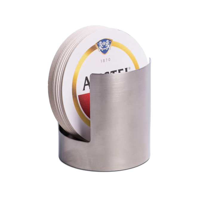 Stainless Steel Bar Mat Holder Brushed Finish