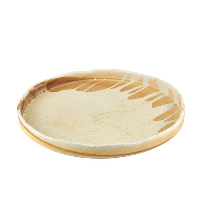 Terra Porcelain Roko Sand Presentation Plate 26cm