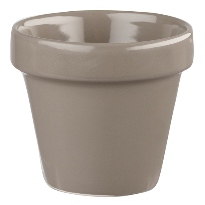 Churchill Bit On The Side Plant Pot Food Server Pebble Grey 12oz / 340ml