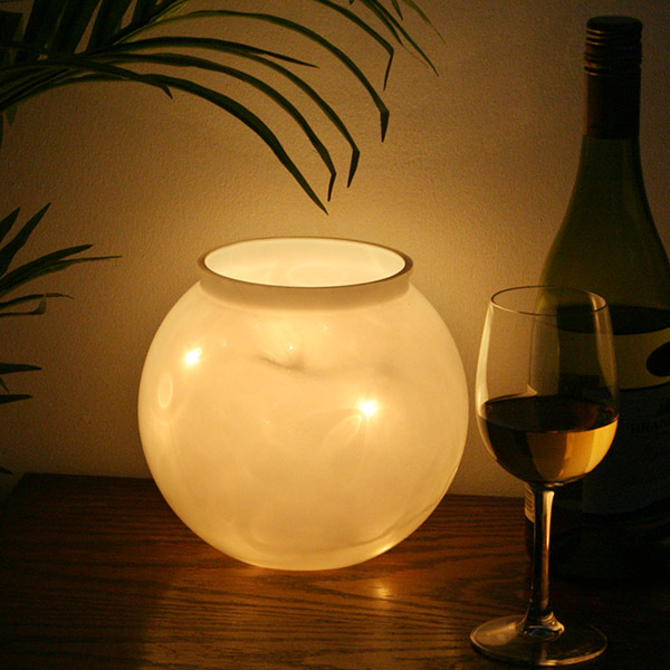 Plastic Cocktail Fish Bowl White 105.5oz / 3ltr