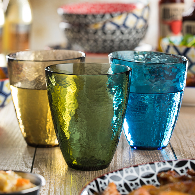 Ambiance Green Old Fashioned Glasses 11.5oz / 330ml