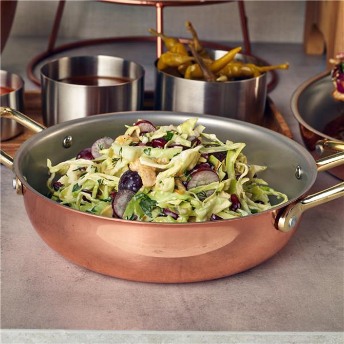 GenWare Copper Round Dish 8 x 2inch / 19.5 x 5cm