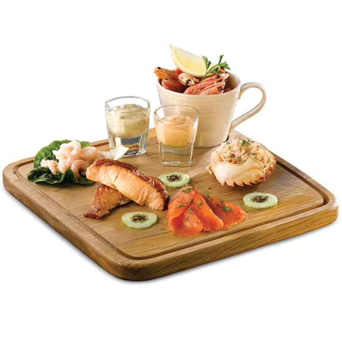 Art De Cuisine Rustic Oak Board Square 29cm