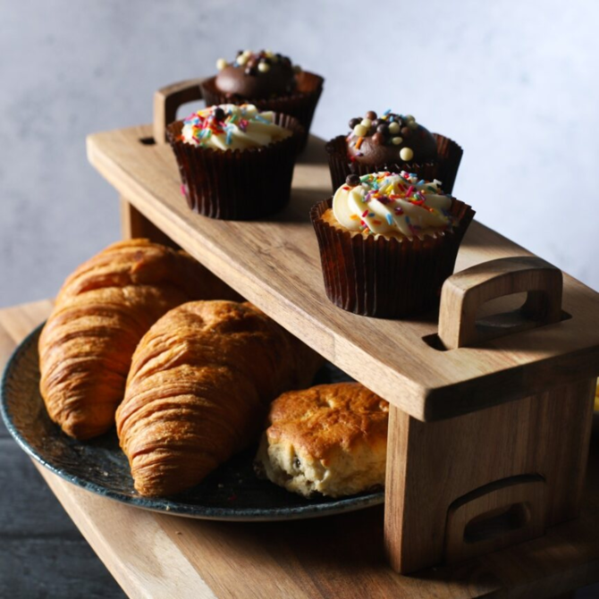 Wooden Stacking Serving Board 13 x 36cm