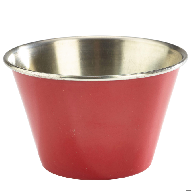Red Stainless Steel Ramekins 6oz / 170ml