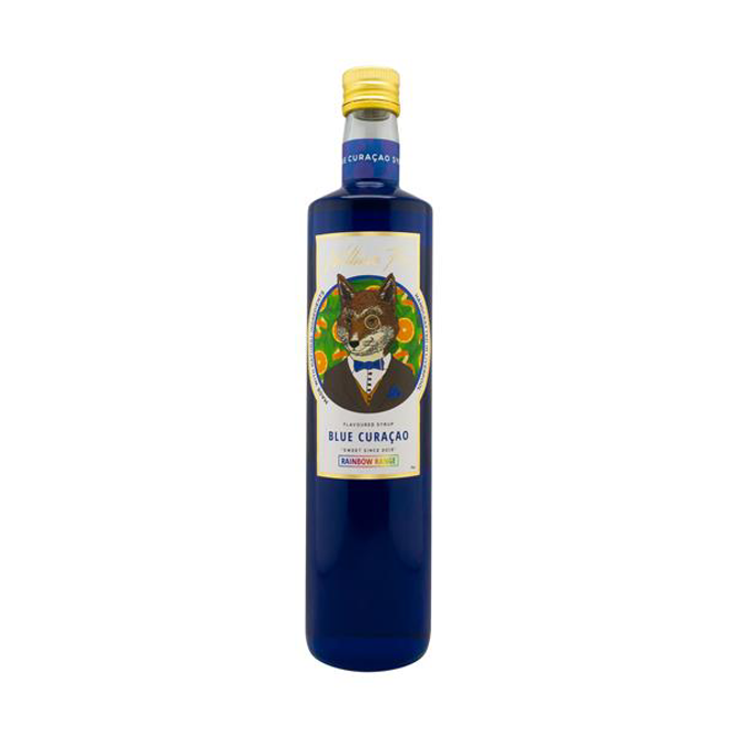 William Fox Premium Rainbow Range Blue Curacao Syrup 75cl