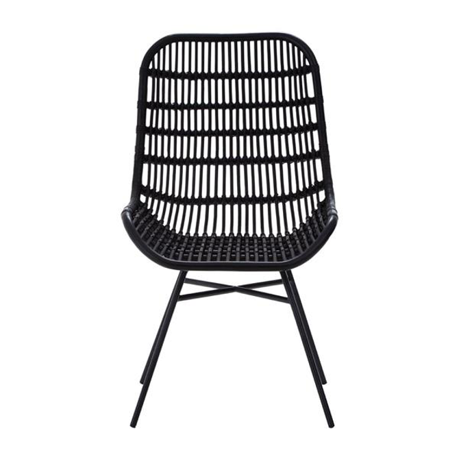 Lagom Curved Black Chair