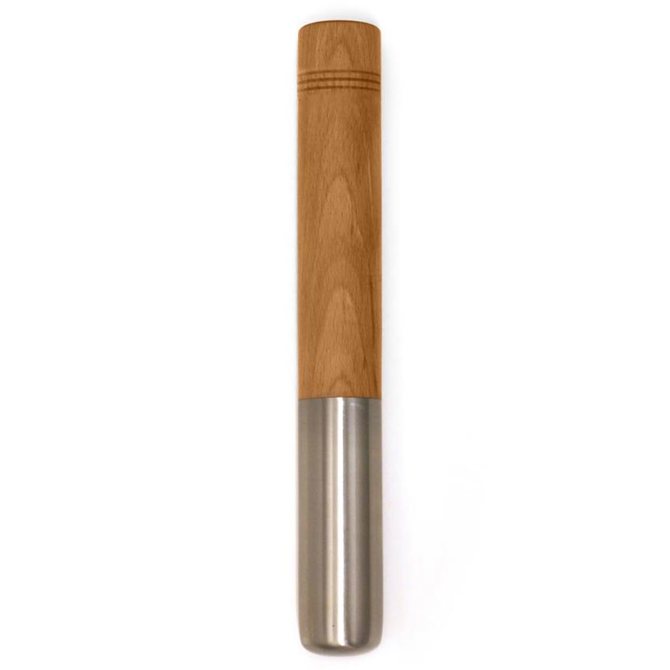 Bonzer Stainless Steel Wooden Muddler 10 inch