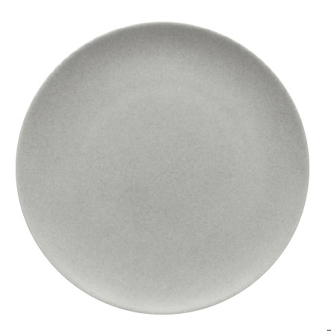 Modern Rustic Coupe Plate Stone 26cm