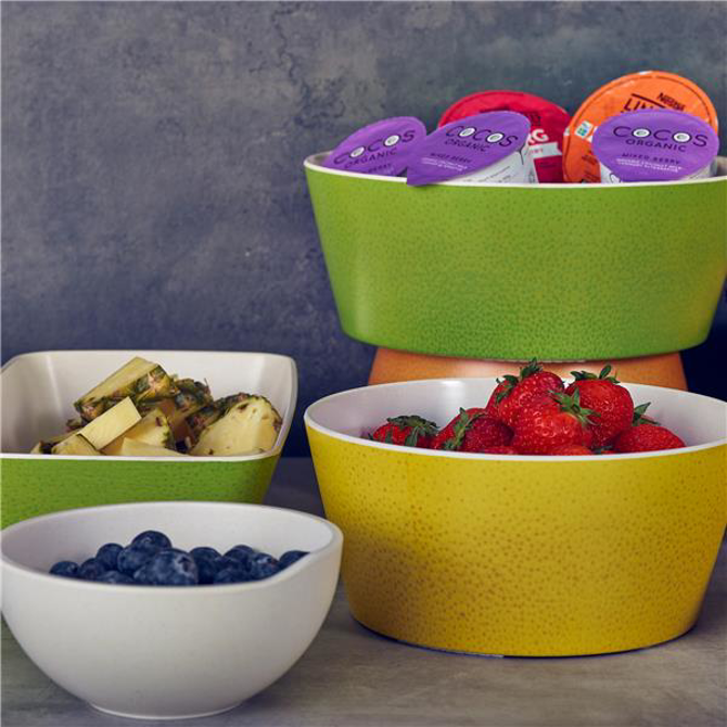 Lime Green Seville Melamine GN1/3 Deep Dish 32.5 x 17.6 x 8cm