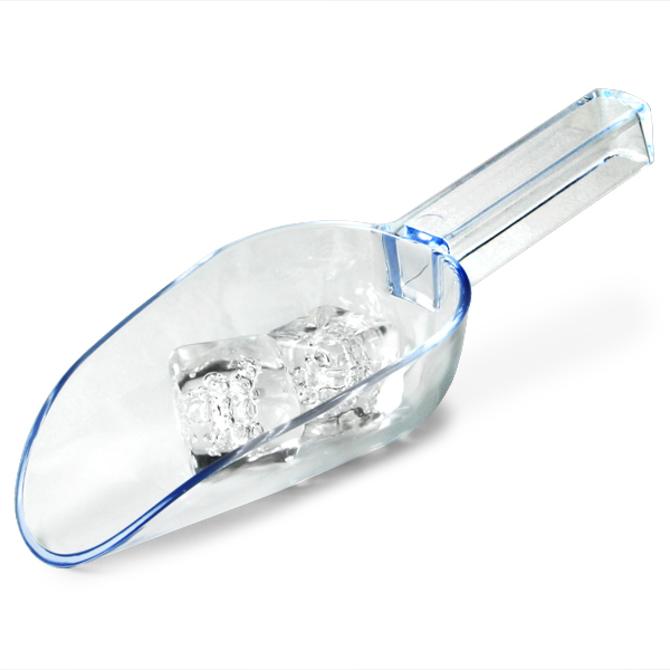 Plastic Drainer Ice Scoop Clear 7oz