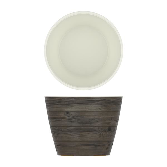 Oak New Haven Melamine Bowl 26.5 x 20cm