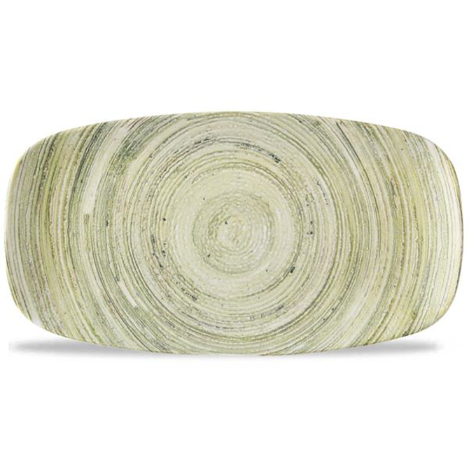 Elements Fern Chefs Oblong Plate 13.875 x 7.375inch / 35.25 x 18.75cm