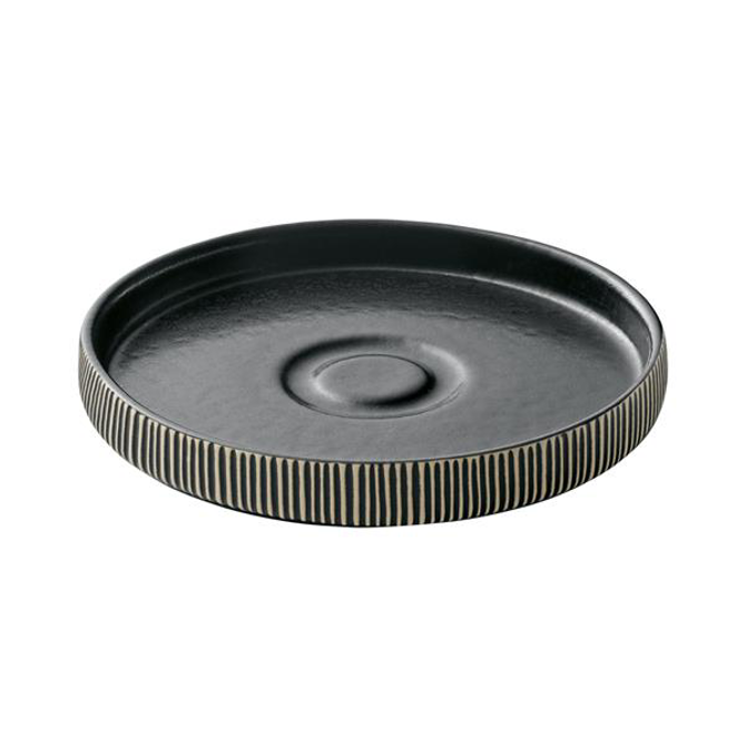 Nara Black & White Saucer 15cm
