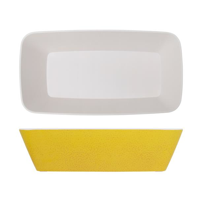 Lemon Yellow Seville Melamine GN1/3 Deep Dish 32.5 x 17.6 x 8cm